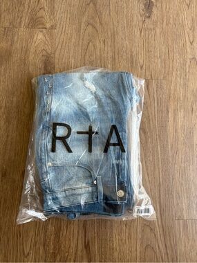 RTA ZED Straight Leg “Blue Cross Panel” Jeans